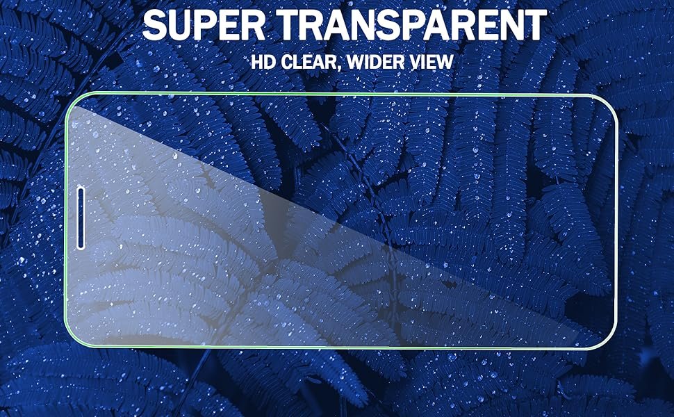 the super transparent hd clear, wider view